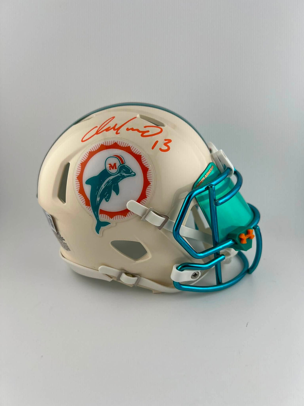 3D Mini Helmet Visor Clips - 2 Toned Swoosh