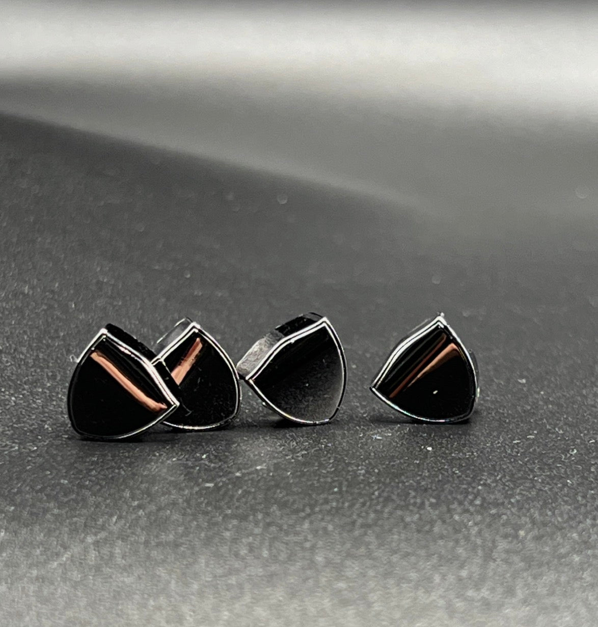 Chrome Mini Helmet Metal Visor Clips