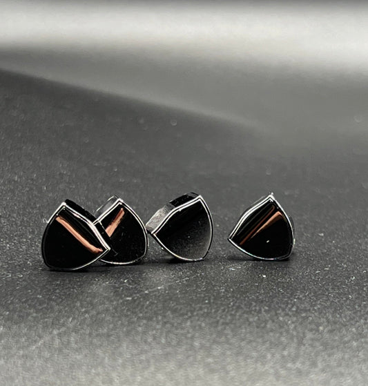 Chrome Mini Helmet Metal Visor Clips