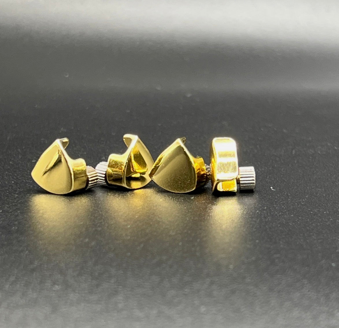 Chrome Mini Helmet Metal Visor Clips