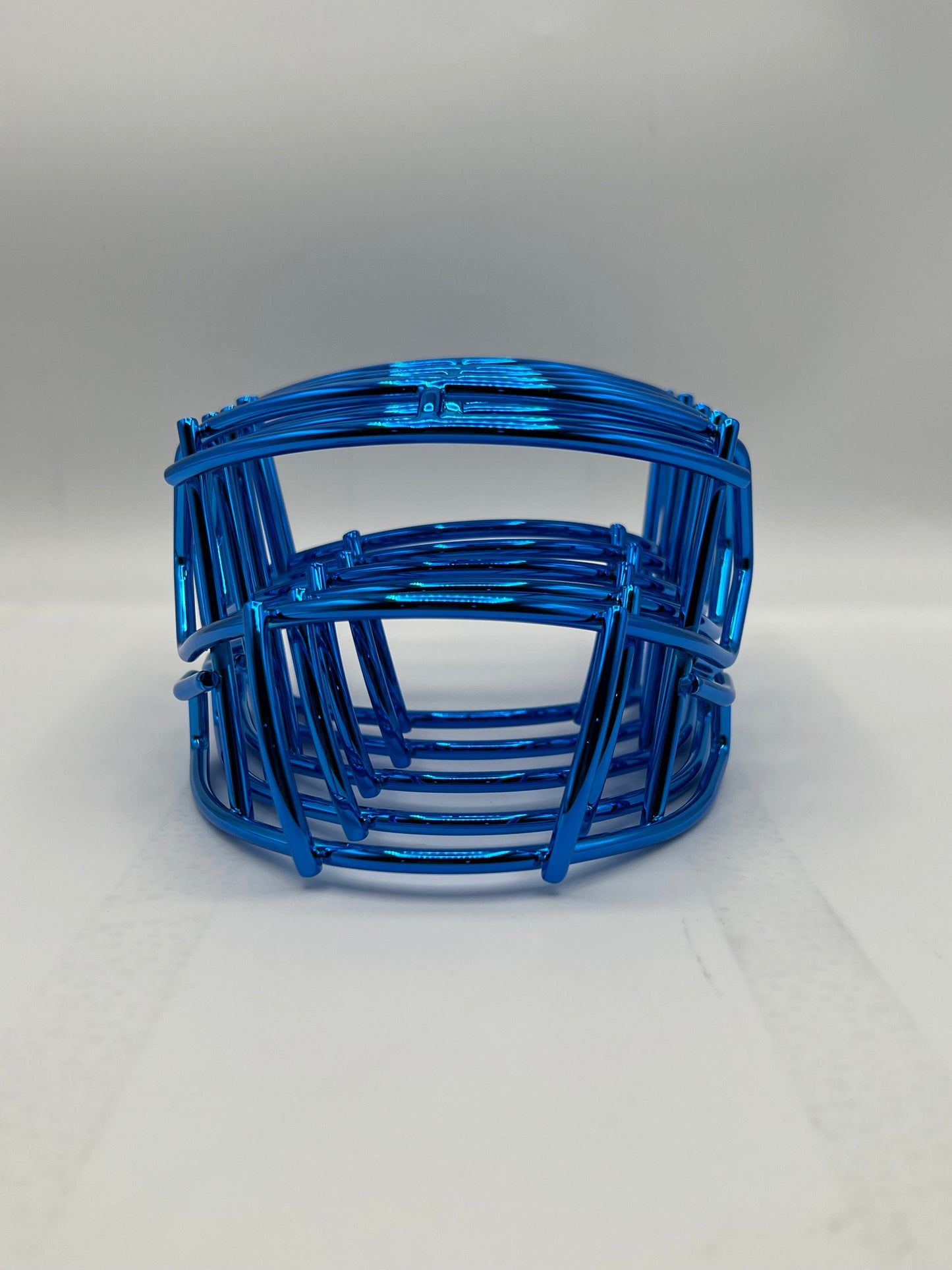 Chrome Mini Helmet Metal Facemasks