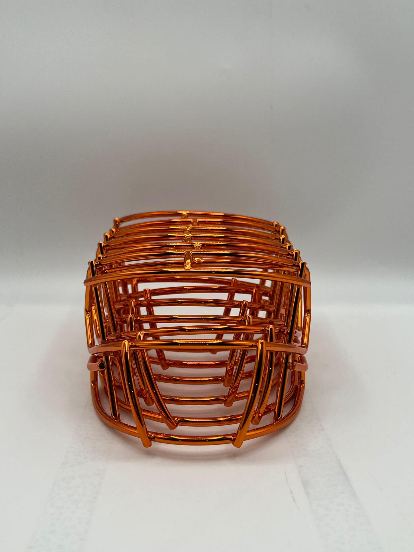 Chrome Mini Helmet Metal Facemasks