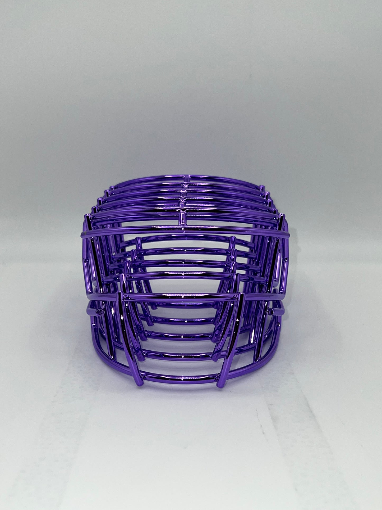 Chrome Mini Helmet Metal Facemasks