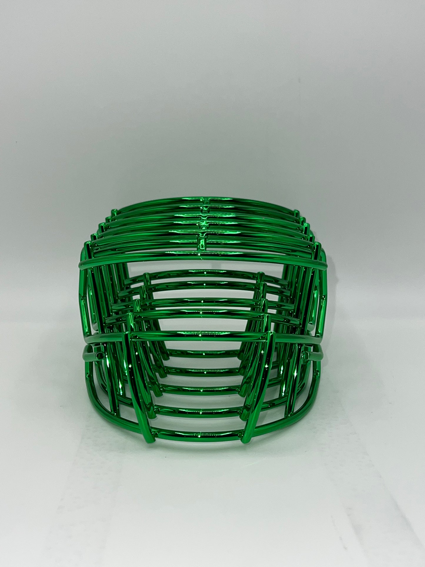 Chrome Mini Helmet Metal Facemasks