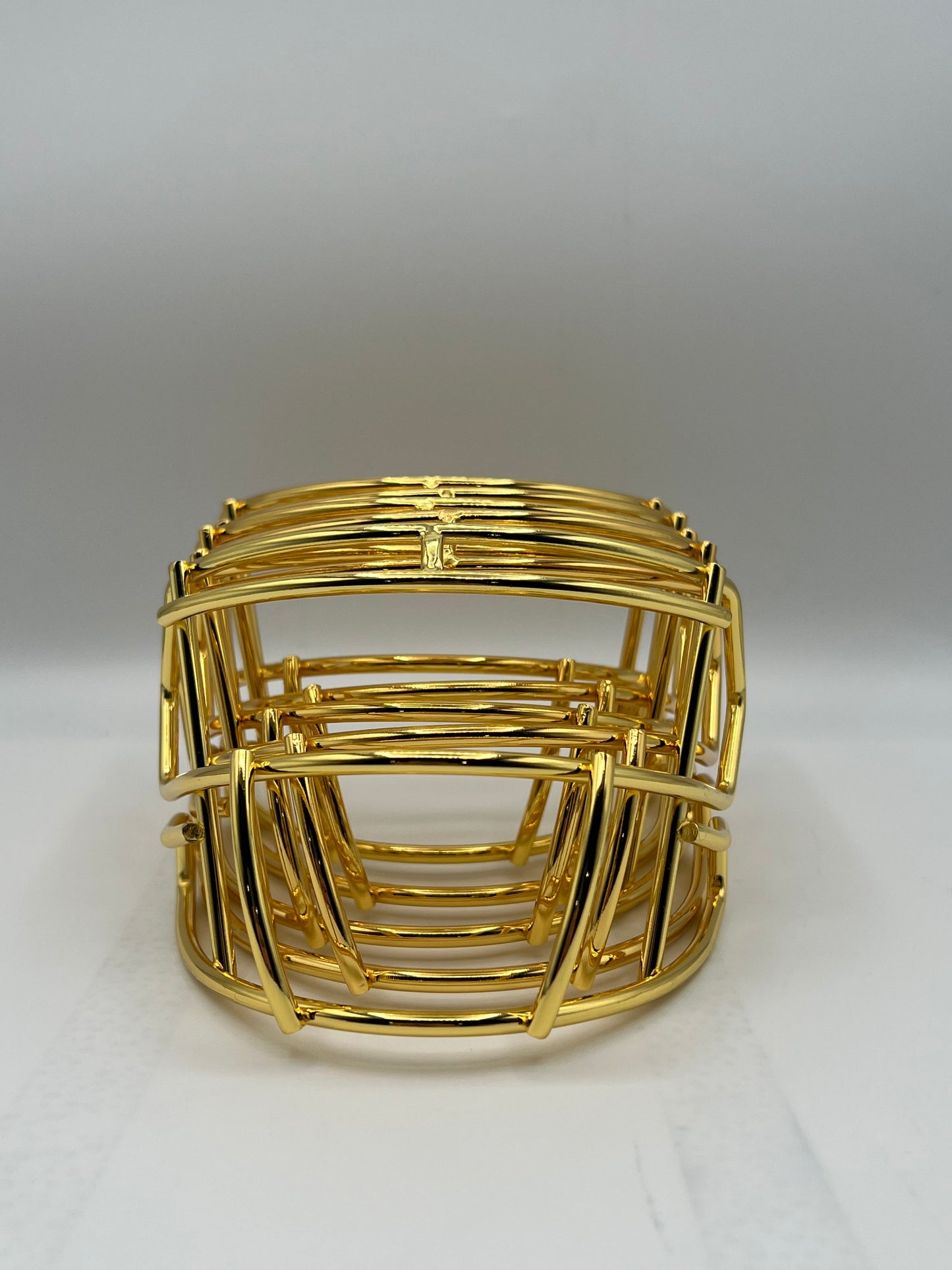 Chrome Mini Helmet Metal Facemasks