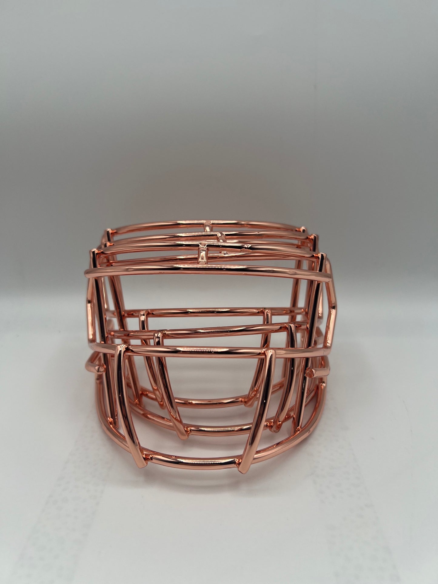 Chrome Mini Helmet Metal Facemasks